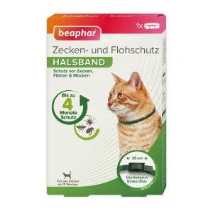 beaphar Zecken- und Flohschutz Halsband für Katzen | DAS FUTTERHAUS