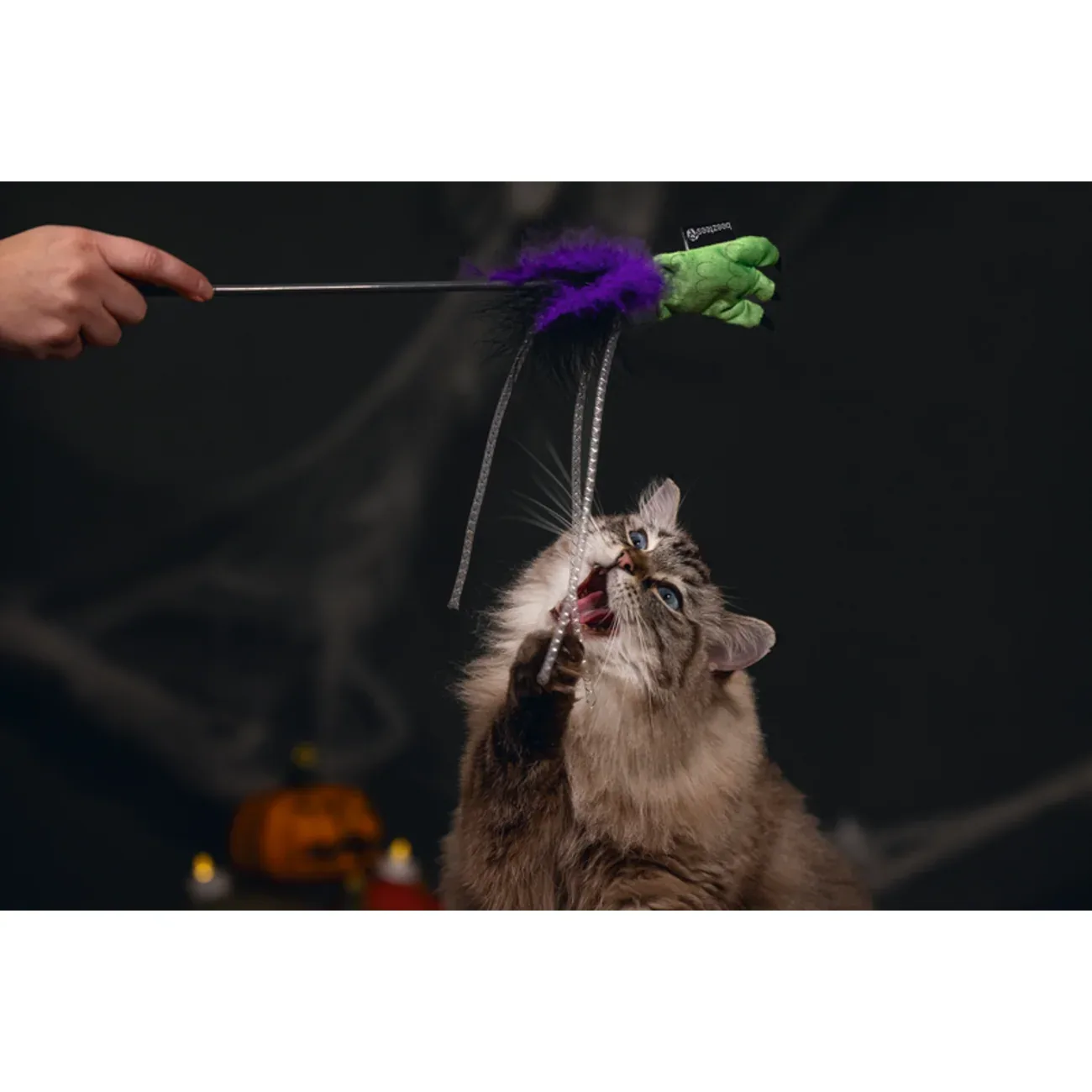 Beeztees Halloween Katzenangel Freaky, 40 cm - Image 2