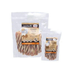 Beeztees Huhn Twirls mit Fisch