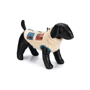 Beeztees Hundemantel Teddy – Weicher Teddystoff mit Taschen & Reißverschluss