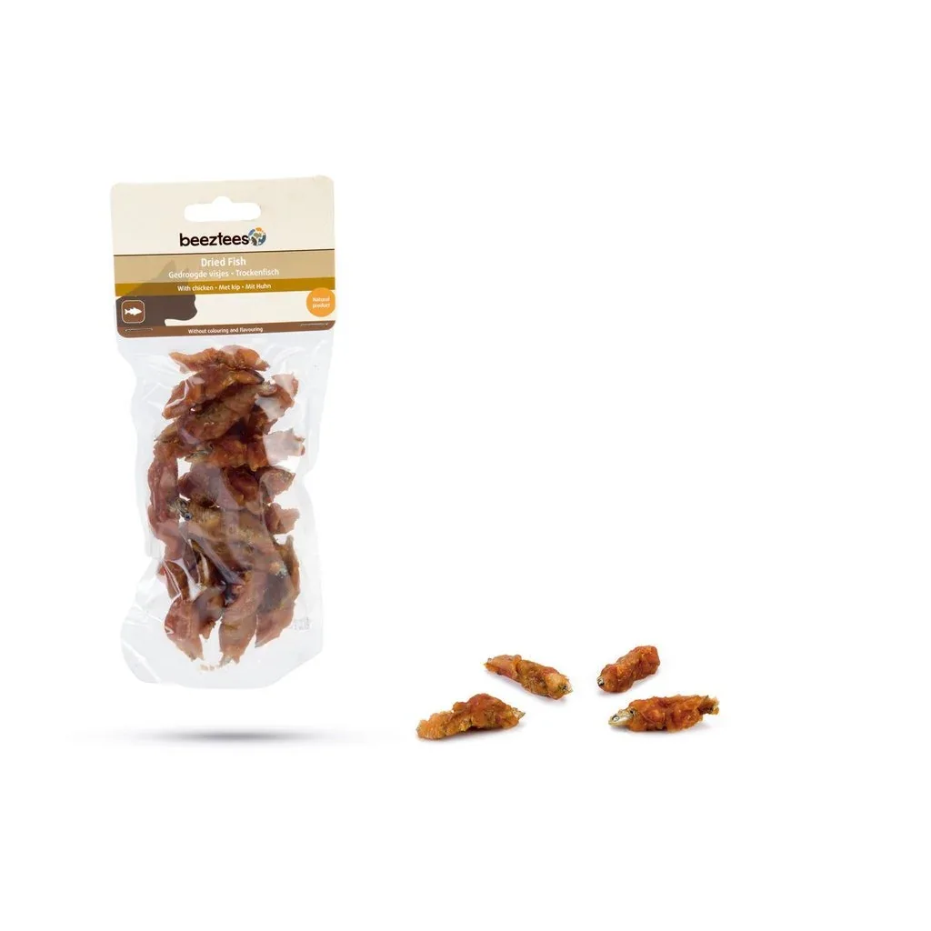 Beeztees Katzensnack getrocknete Fische mit Huhn