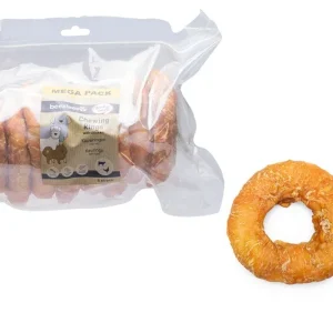 Beeztees Kauring mit Huhn und Rinderhaut für Hunde – Vorteilspack