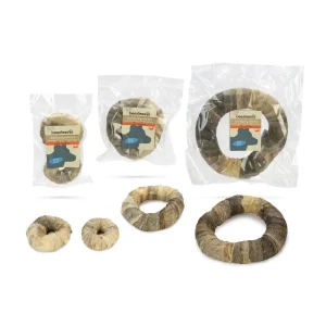 Beeztees Rinderhaut Kauring mit Fisch