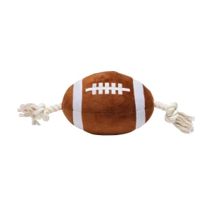 Beeztees Rugbyball mit Seil