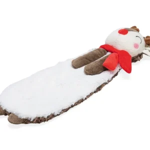 Beeztees Xmas Flatino Rentier – Plüsch-Hundespielzeug mit Quietscher