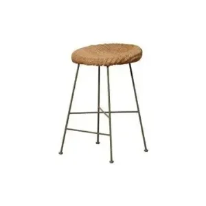 Beigefarbener Rattan-Hocker Mindelo Chehoma - 73cm - HaustierPro