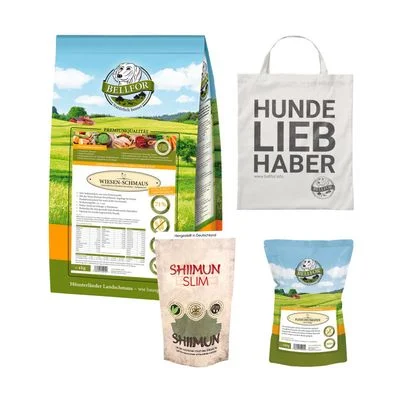 Bellfor Futterset mit kaltgepresstem Trockenfutter für große Hunderassen 1 Stück
