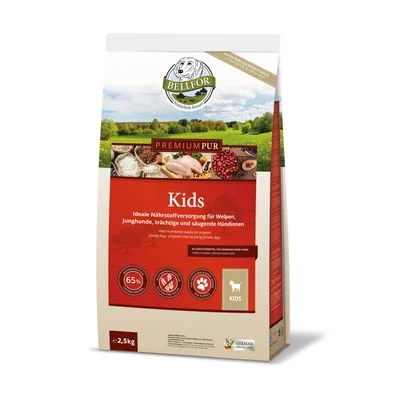 Bellfor Hundefutter für Welpen - PREMIUM PUR Kids 2,5 kg