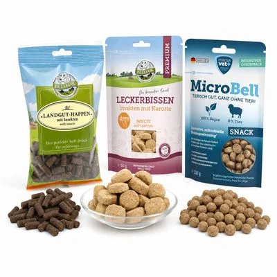 Bellfor Hypoallergenes Snack-Set: Landgut-Happen + Leckerbissen Insekten 1 Stück