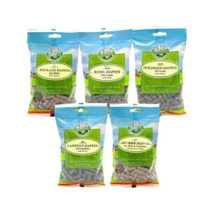 Bellfor Mix 5 Soft-snacks für Hunde - Freiland-Happen + Heide-Happen 1 Stück