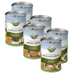 Bellfor Starter-Paket Hundefutter Nass mit Huhn, Lamm und Insekten 1 Stück