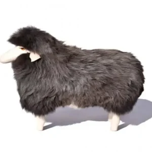 Bescheiden Brown Furry Decorative Sheep (Aus kontrolliertem Anbau) - HaustierPro