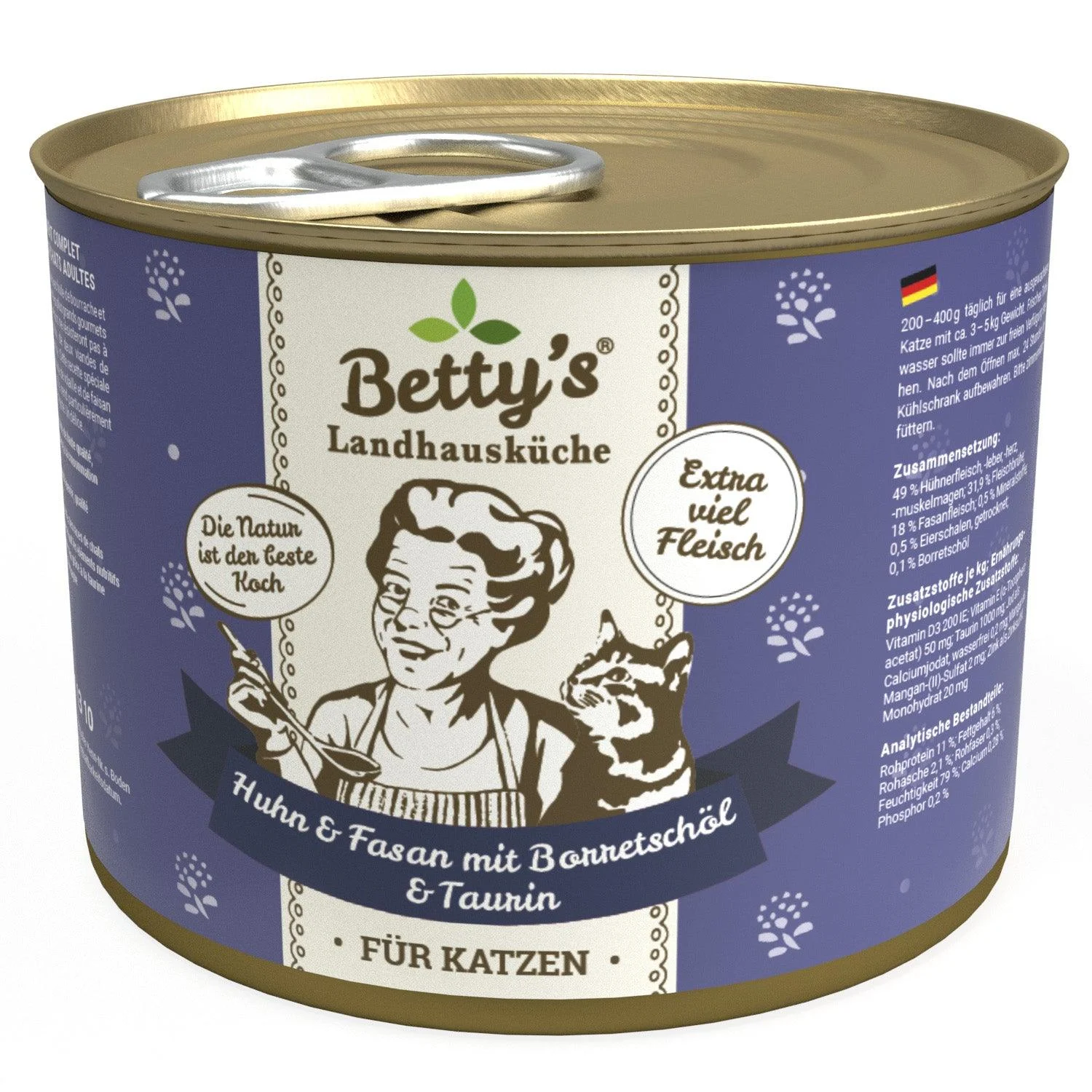 Betty's Katze Huhn & Fasan Borretschöl - Image 2