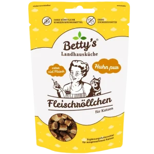 Bettys Landhausküche Cat Snack Fleischröllchen Huhn pur 50 g