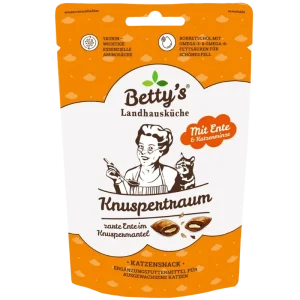 Bettys Landhausküche Cat Snack Knuspertraum Ente & Katzenminze 50 g