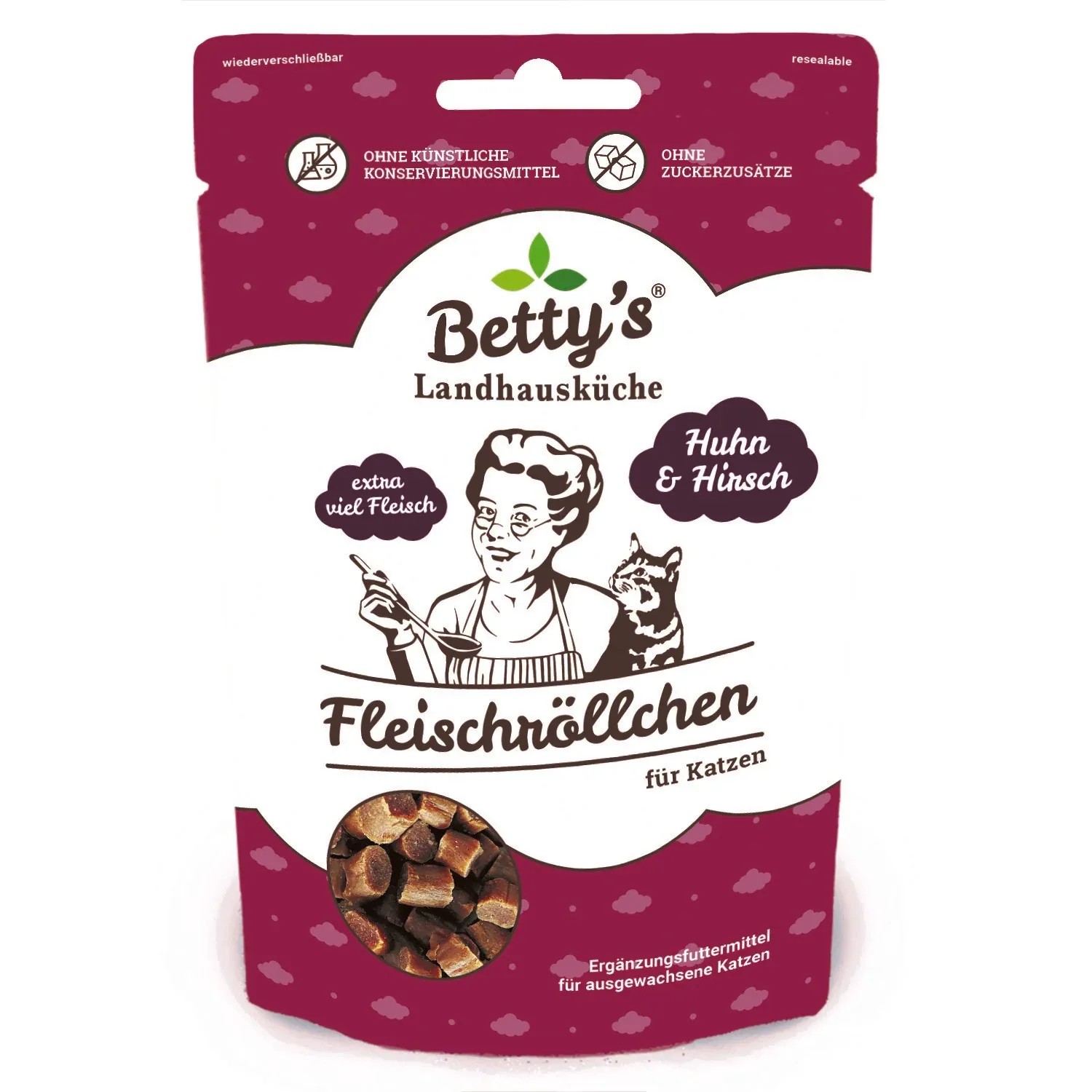 Bettys Landhausküche Fleischröllchen Huhn und Hirsch