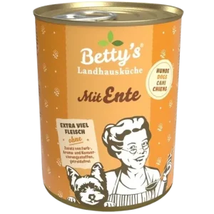 Bettys Landhausküche Hund Dose Ente 400 g