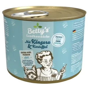 Bettys Landhausküche Hund Dose Känguru & Kartoffeln 200 g