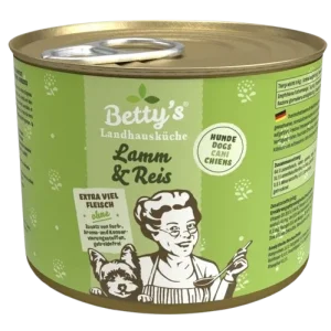 Bettys Landhausküche Hund Dose Lamm & Reis 200 g