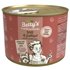 Bettys Landhausküche Hund Dose Wild & Geflügel 200 g