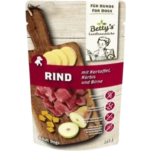 Bettys Landhausküche Hund FB Rind mit Kartoffel 125 g