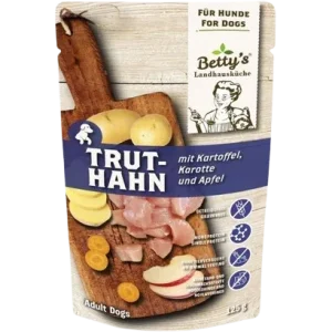 Bettys Landhausküche Hund FB Truthahn mit Kartoffel 125 g