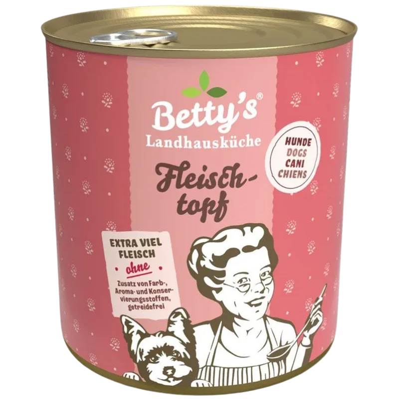 Bettys Landhausküche Hund Fleischtopf (ehemals All Meat) 800 g