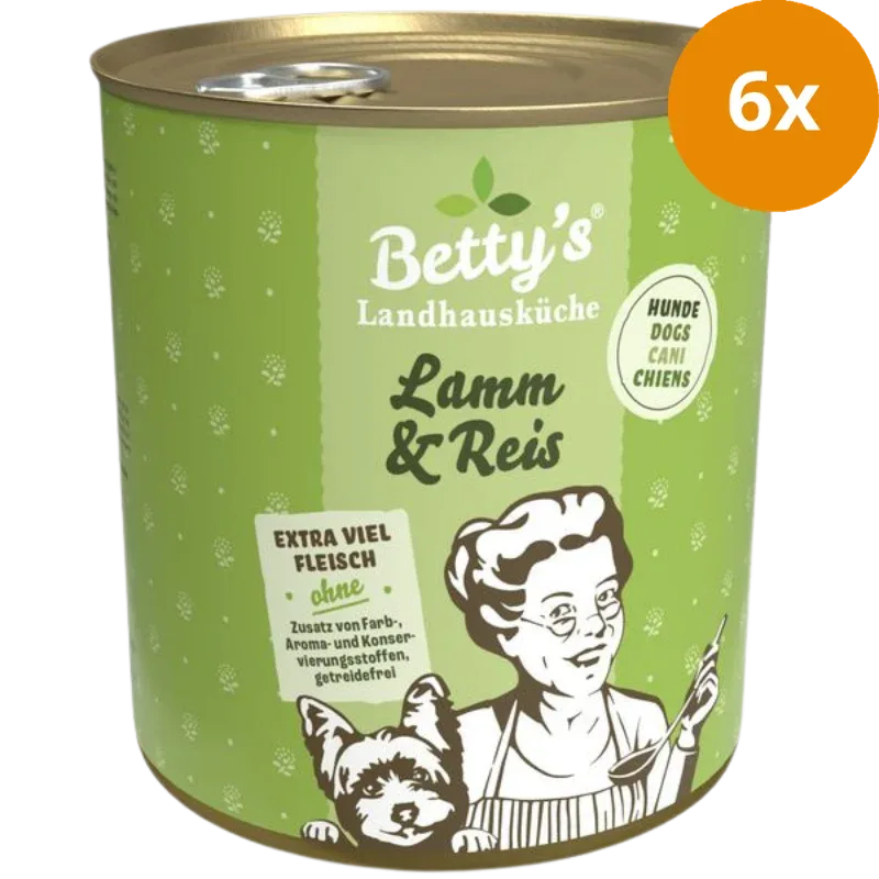 Bettys Landhausküche Hund Lamm & Reis 800 g - Image 2