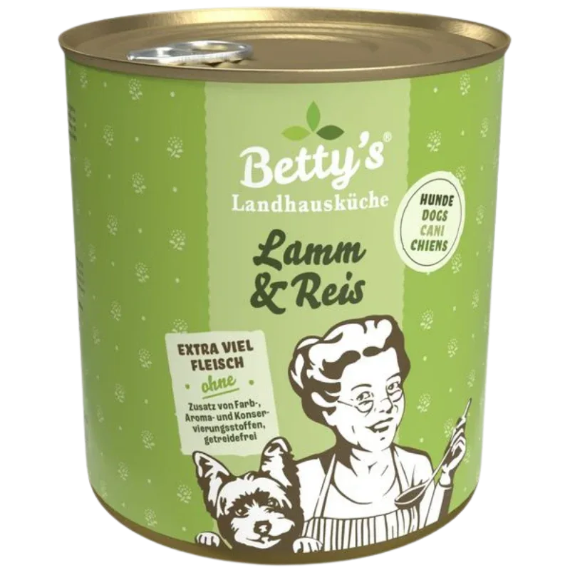 Bettys Landhausküche Hund Lamm & Reis 800 g