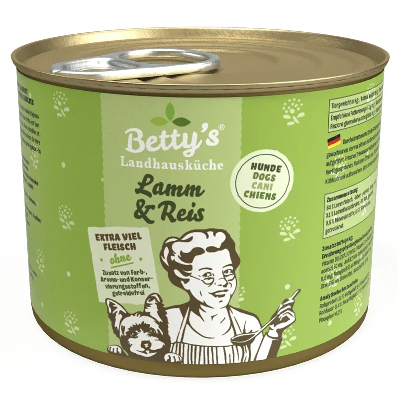 Betty's Landhausküche Hund Lamm & Reis