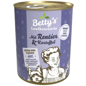 Bettys Landhausküche Hund mit Rentier & Kartoffel 400 g
