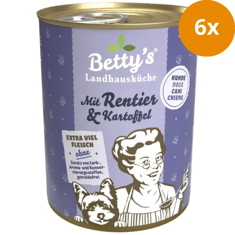 Bettys Landhausküche Hund mit Rentier & Kartoffel 400 g - Image 2