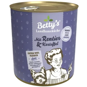 Bettys Landhausküche Hund mit Rentier & Kartoffel 800 g
