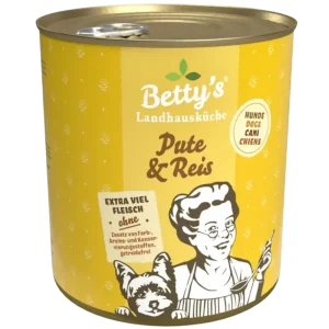 Bettys Landhausküche Hund Pute & Reis 800 g