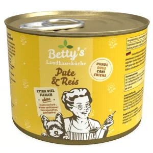 Betty's Landhausküche Hund Pute & Reis