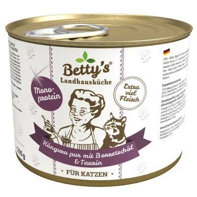 Betty's Landhausküche Känguru Pur Känguru pur 6 x 200g