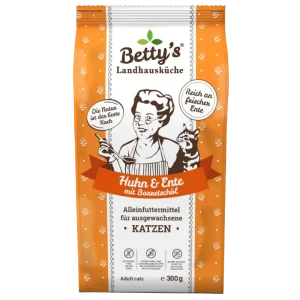 Bettys Landhausküche Katze Adult Trocken Huhn & Ente