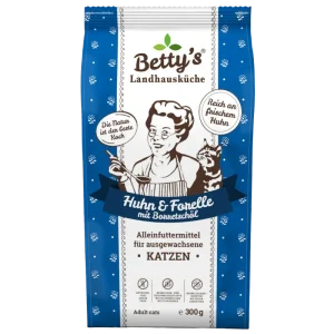 Bettys Landhausküche Katze Adult Trocken Huhn & Forelle