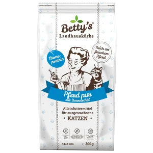 Betty's Landhausküche Katze Adult Trockenfutter Pferd pur