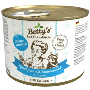 Bettys Landhausküche Katze Dose Pferd Pur 200 g