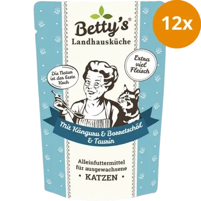 Bettys Landhausküche Katze FB Känguru mit Borretschöl 100 g - Image 2