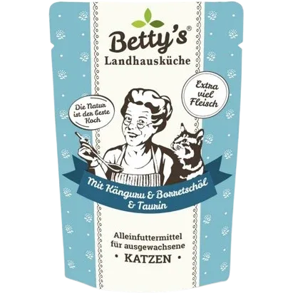Bettys Landhausküche Katze FB Känguru mit Borretschöl 100 g