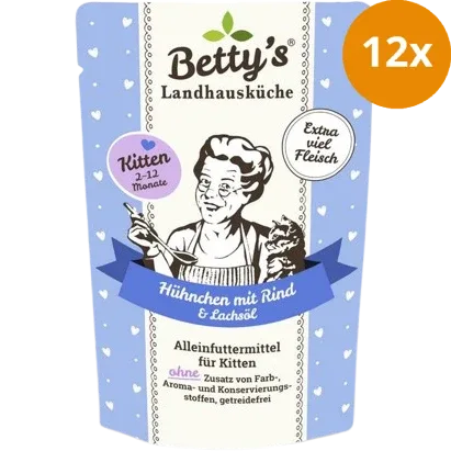 Bettys Landhausküche Katze FB Kitten Hühnchen mit Rind 100 g - Image 2