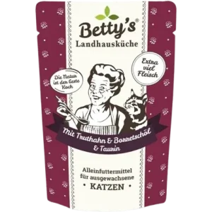 Bettys Landhausküche Katze FB Truthahn mit Borretschöl 100 g