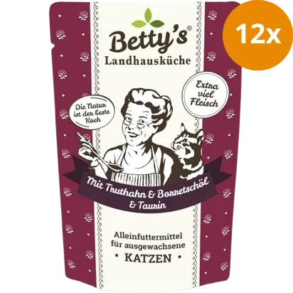 Bettys Landhausküche Katze FB Truthahn mit Borretschöl 100 g - Image 2