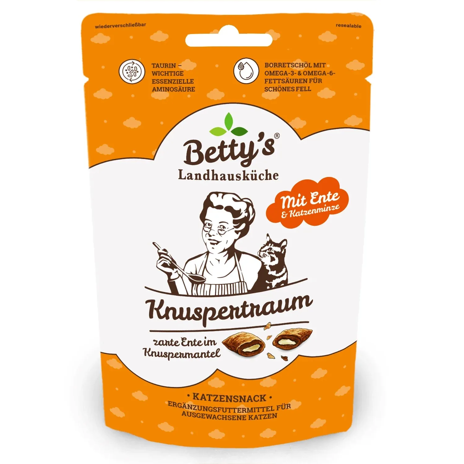 Betty's Landhausküche Katze Knuspertraum Ente