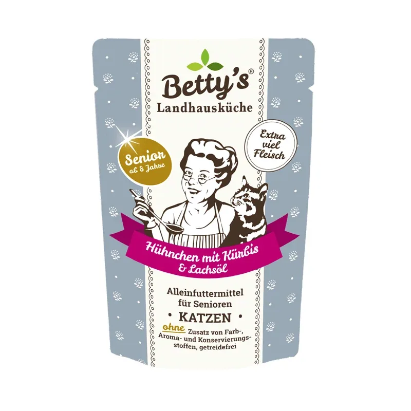 Betty's Landhausküche Katze SENIOR Hühnchen & Kürbis