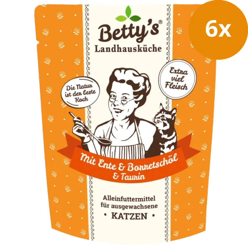Bettys Landhausküche P.B. Katze mit Ente & Borretschöl 250 g - Image 2