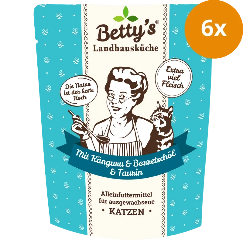 Bettys Landhausküche P.B. Katze mit Känguru & Borretschöl 250 g - Image 2