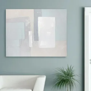 Bild, rechteckig, "Ahobo", Kiefernholz, blau, grau, L. 4 cm, B. 130 cm, H. 100 cm - HaustierPro